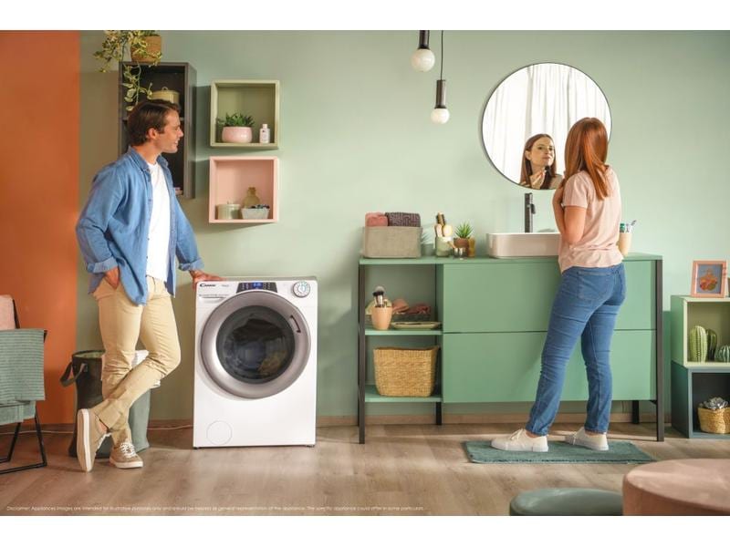 Candy Waschmaschine RP 5106BWMBC/1-S Links Frontlader mit 10 kg Ladekapazität