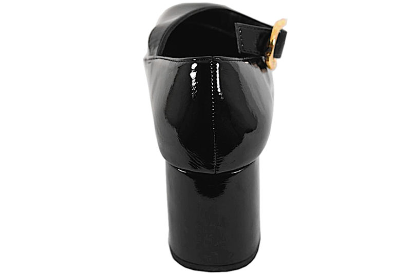 BLACK SORT PUMPS MED LAK LOOK