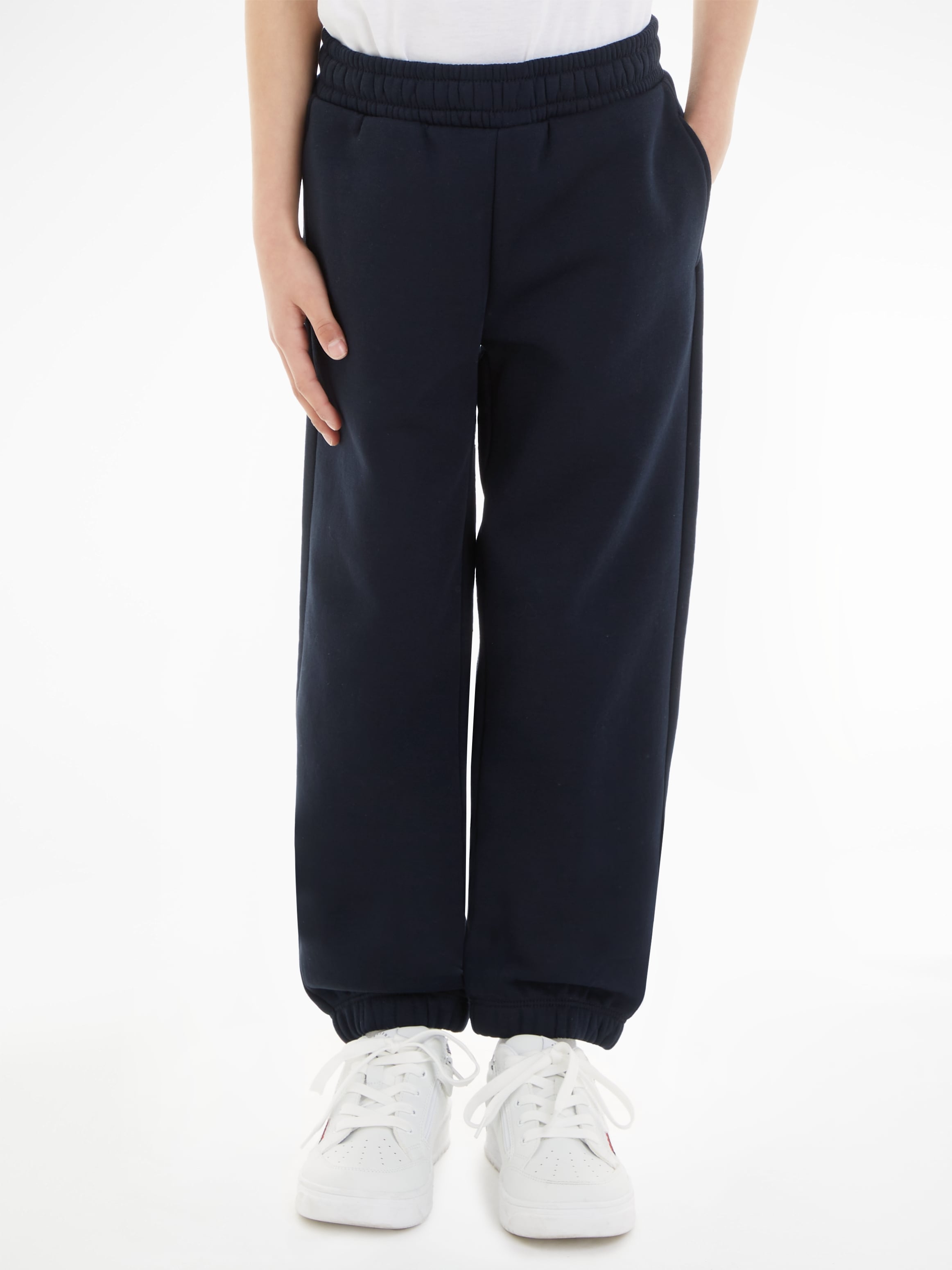 Tommy Hilfiger Sweathose »U TIMELESS FLEECE SWEATPANTS«  Baby bis 2 Jahre, Gummizug Taille &  Beinabschlüsse, Eingrifftaschen