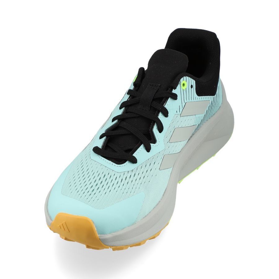 adidas Chaussures de Running Terrex Soulstride Flow - Turquoise/Argenté/Noir/Lucid Lemon