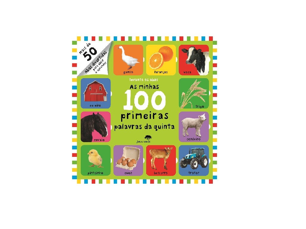 LIVRO AS MINHAS 100 PRIMEIRAS PALAVRAS DA QUINTA