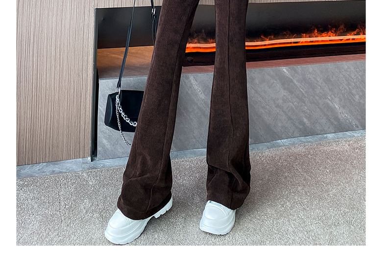 Cloud Nine - Hoge taille corduroy flared broek (verschillende designs)