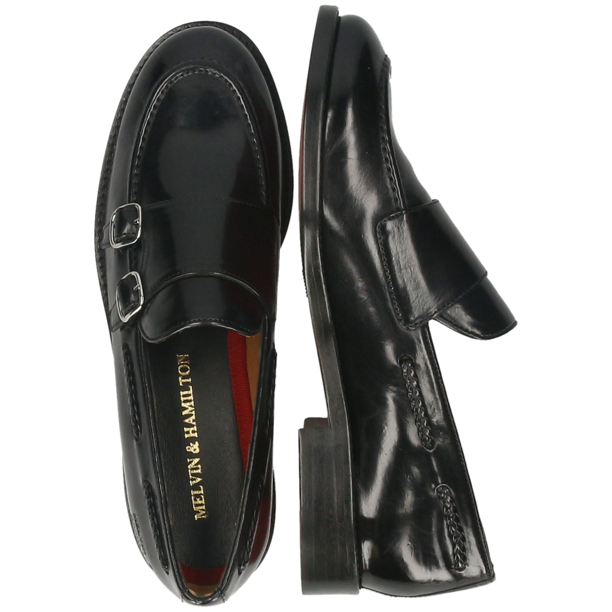 REGINE 22 - Mocassins à talon plat | Noir