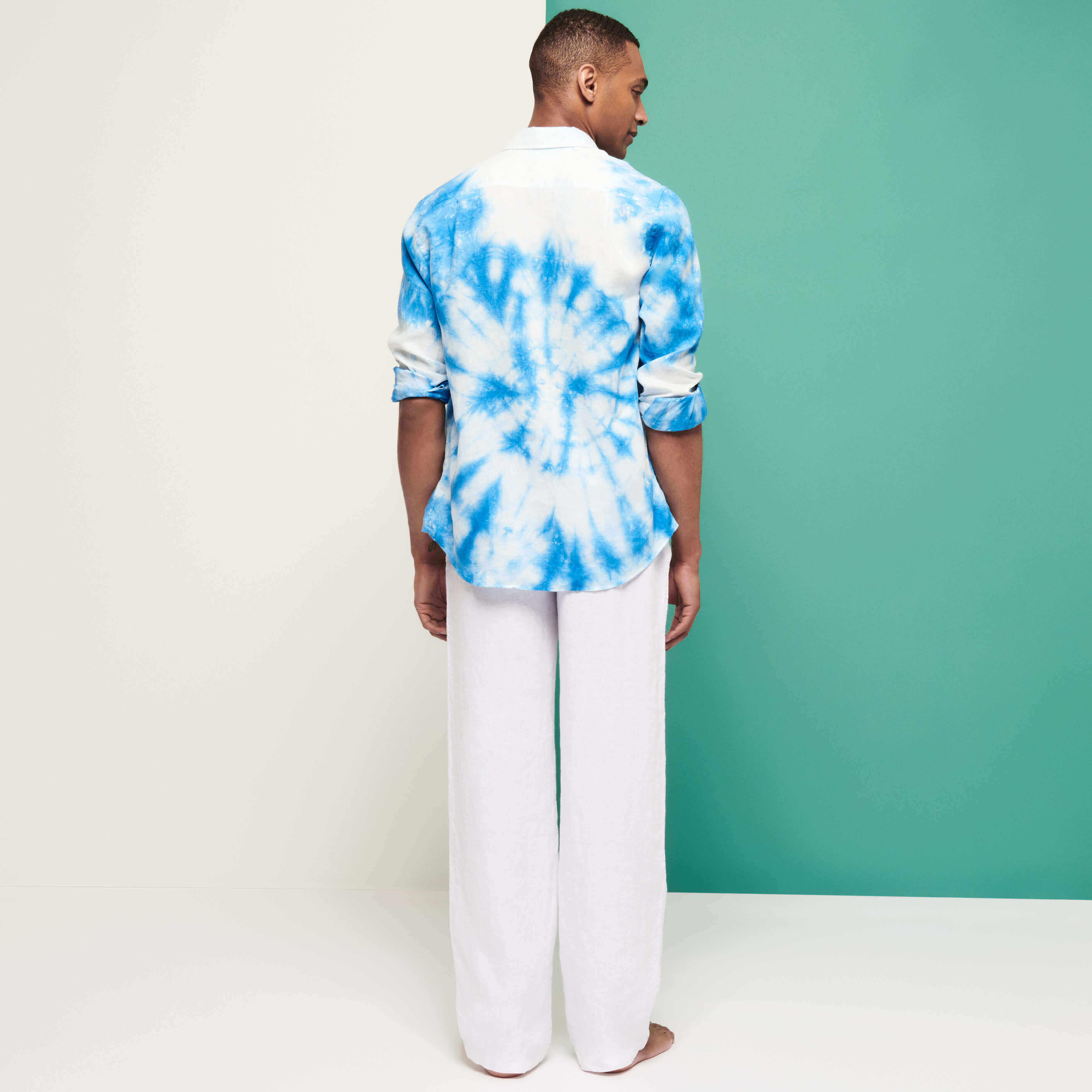 Pantalon en lin homme uni | Site Vilebrequin | PACU3U01