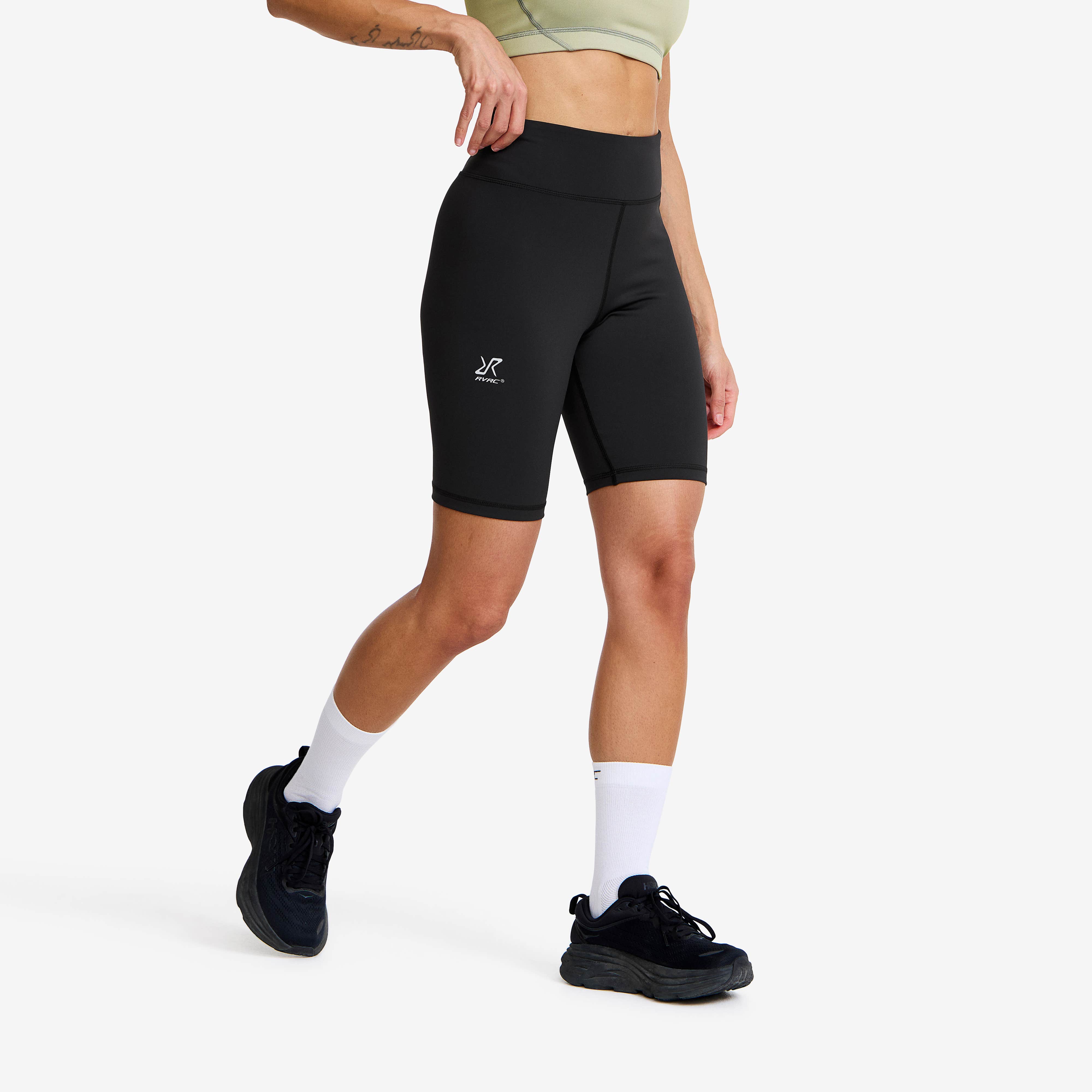 Flow High-waisted Biker Shorts Dame Black