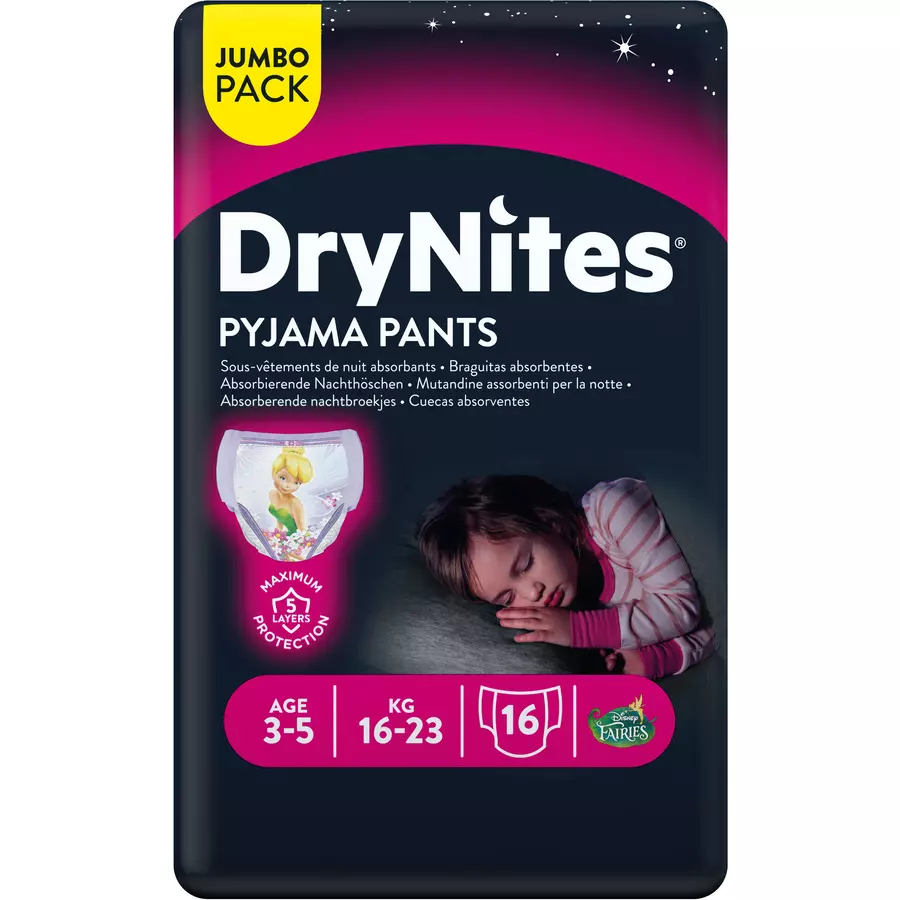 Huggies DryNites Pyjama Pants Einweg Mädchen in  Design 3-5 Jahre