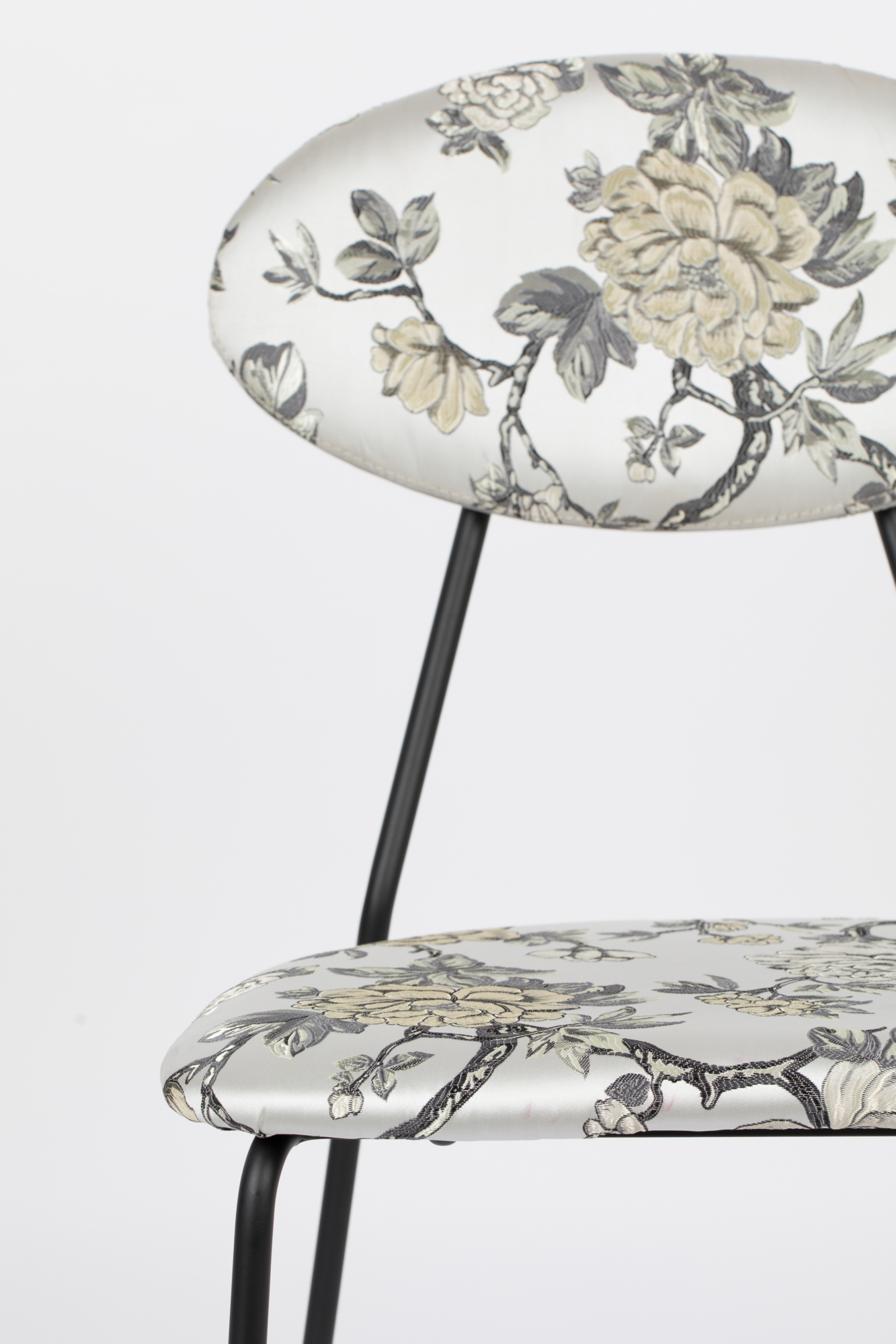 Bold Monkey stoel Kiss the Froggy bloemen print