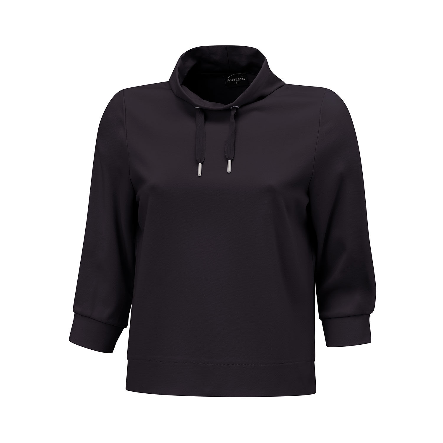 Damen Rollkragenshirt mit Kordel