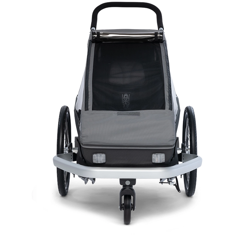 CROOZER Kinderfahrradanhänger Kid Keeke 1 Mountain grey