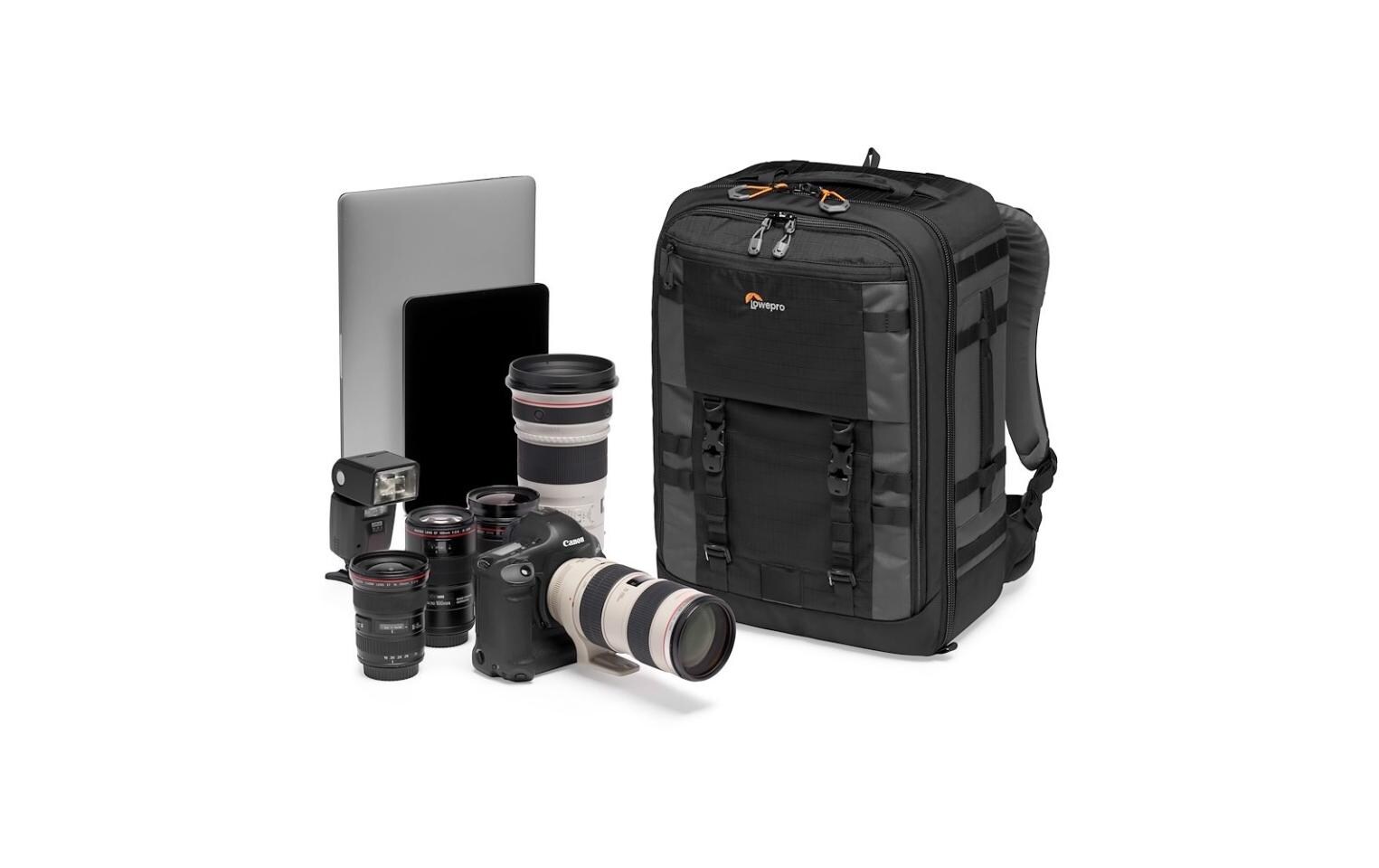 Fotorucksack Pro Trekker BP 450 AW II (GRL)<br>Profi-Fotografenrucksack, der die Ausrüstung im Handgepäckformat organisieren und schützen kann