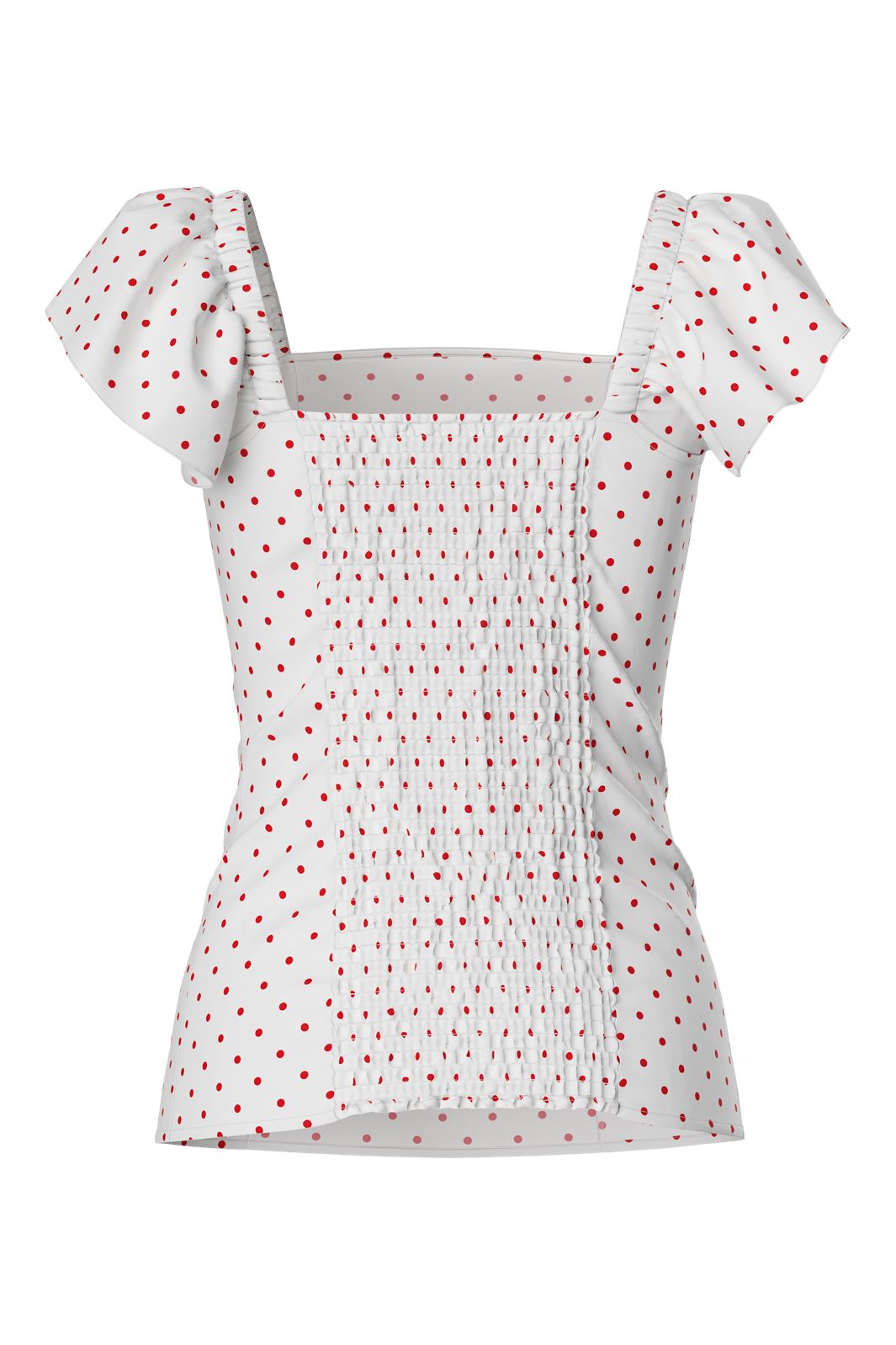 Pieces Pcmalou Sl Midi Frill Top