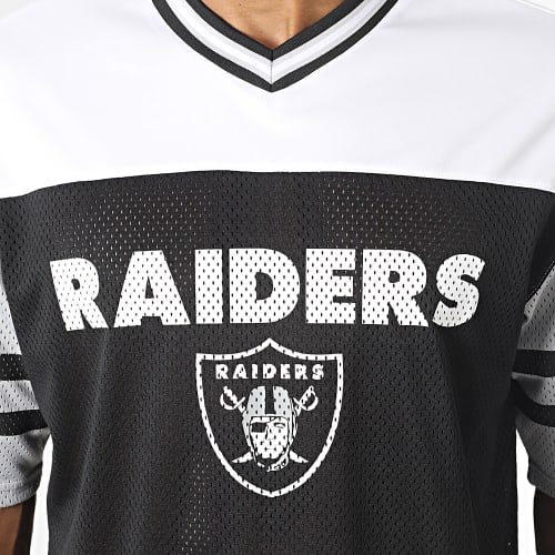 Tee Shirt NFL Mesh Las Vegas Raiders 60416470 Noir Blanc