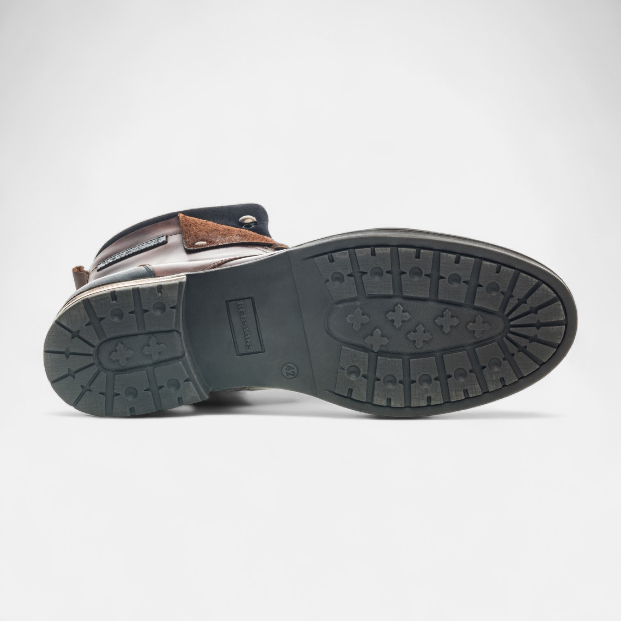 Boots Homme en cuir marron