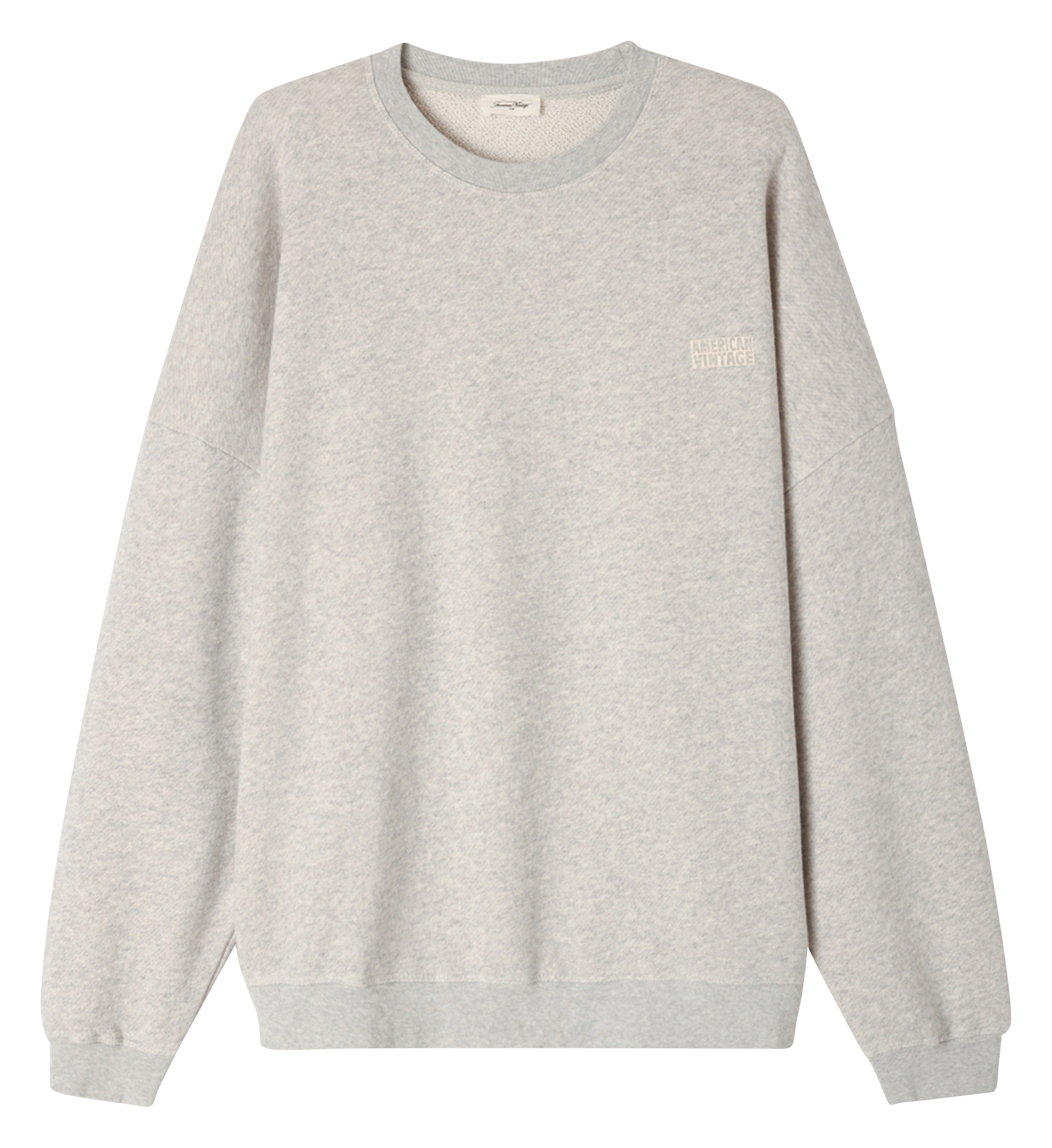 KODYTOWN - Sweat col rond sérigraphié en coton bio | Gris