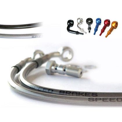 Kit durite de frein Speed Brakes Carbone Arrière - Bleu