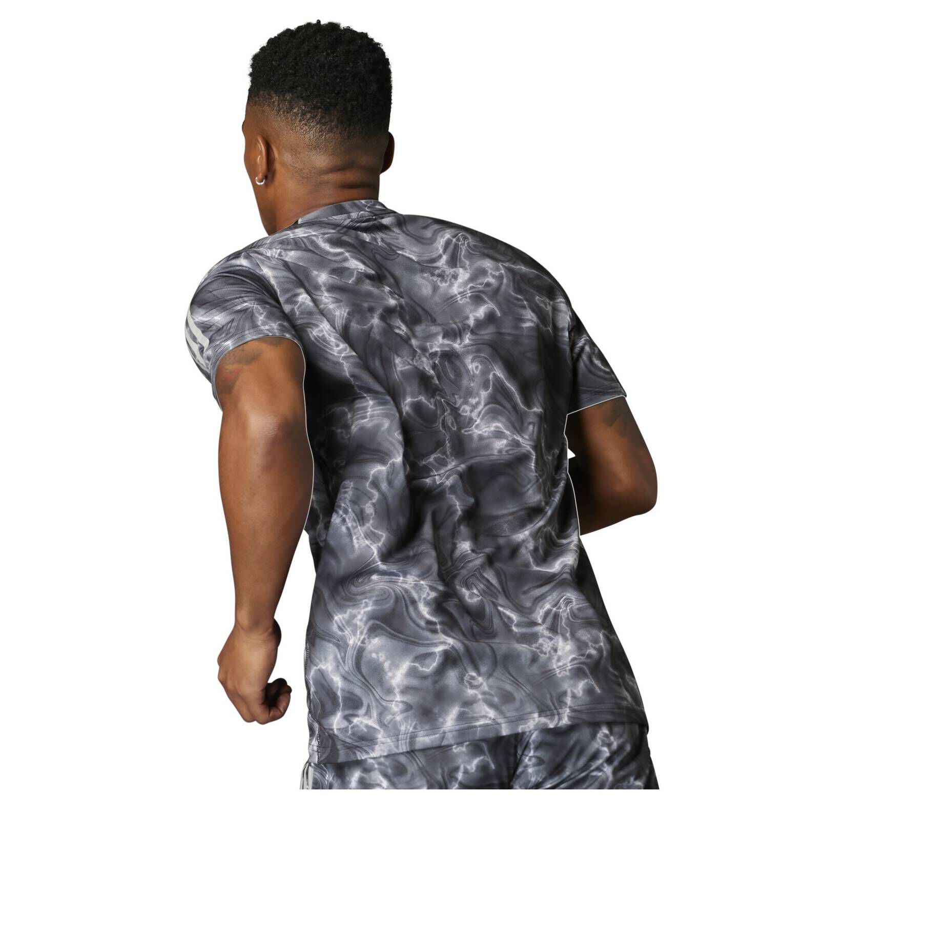 adidas Performance| Herren Laufshirt OWN THE RUN ALLOVER PRINT TEE