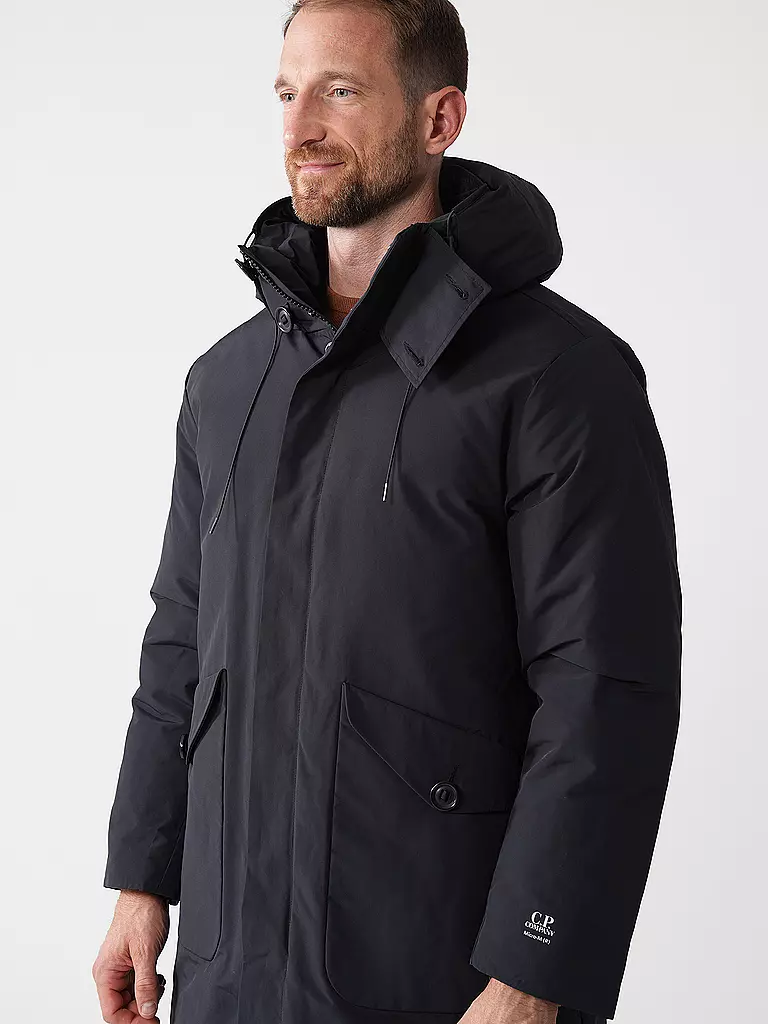 CP COMPANY Daunenmantel MICRO M schwarz