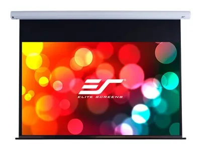 Elite Screens Saker Series SK110XHW-E12 - Projektionsskærm - loftsmonterbar, vægmonterbar - motoriseret - 230 V - 110