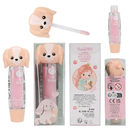 Depesche Princess Mimi Lipgloss Tier, 1 Stück, 3-fach sortiert