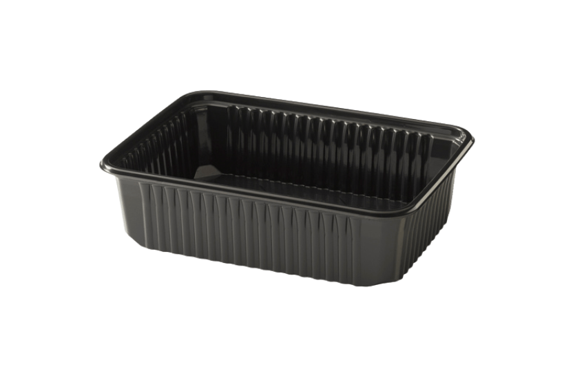 Maaltijdbak PP 750ml zwart RE180-48.02