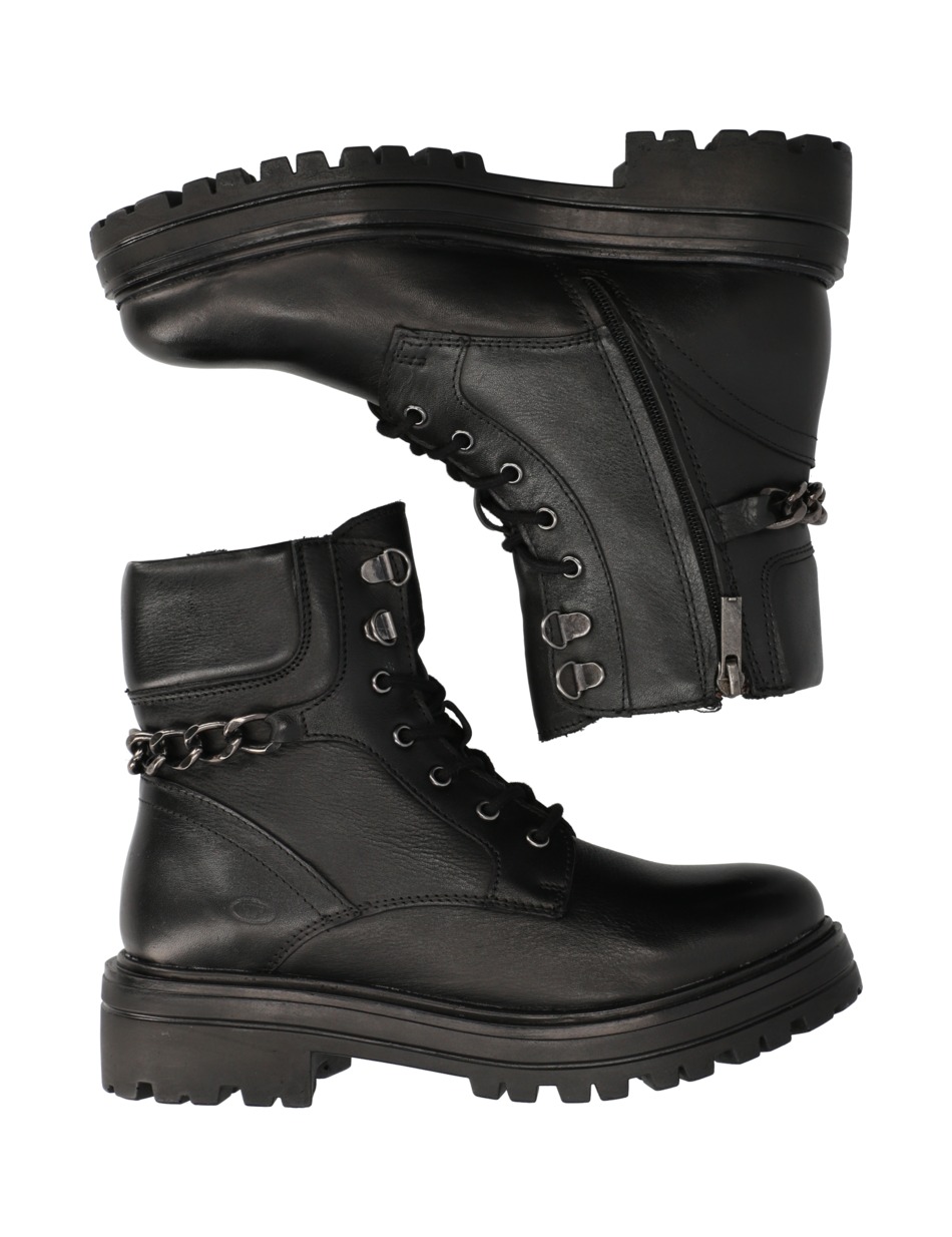 Glattleder Schnürboot