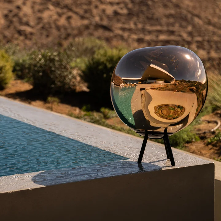 Tom Dixon - Melt LED Bodenleuchte / Hängeleuchte mit Akku, schwarz / silber