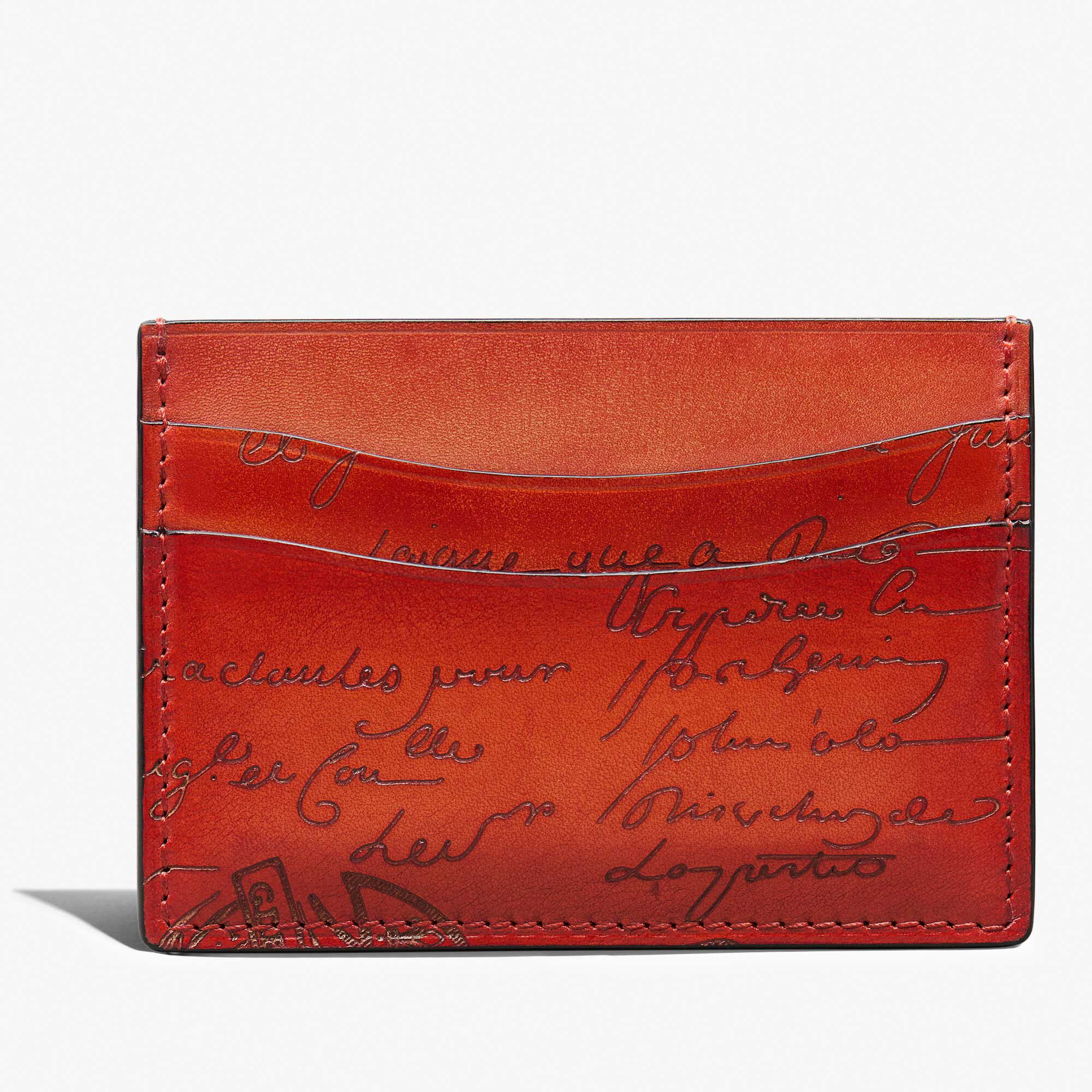 Porte-Cartes Bambou Neo En Cuir Scritto