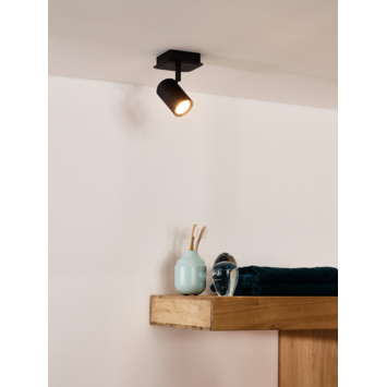 Lucide badkamer spot Lennert IP44 zwart