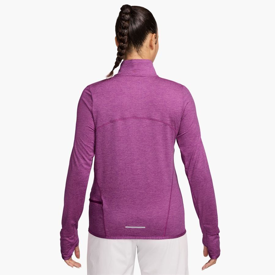 Nike Haut Running Swift Element Dri-FIT HZ - Hot Fuchsia/Argenté Femme