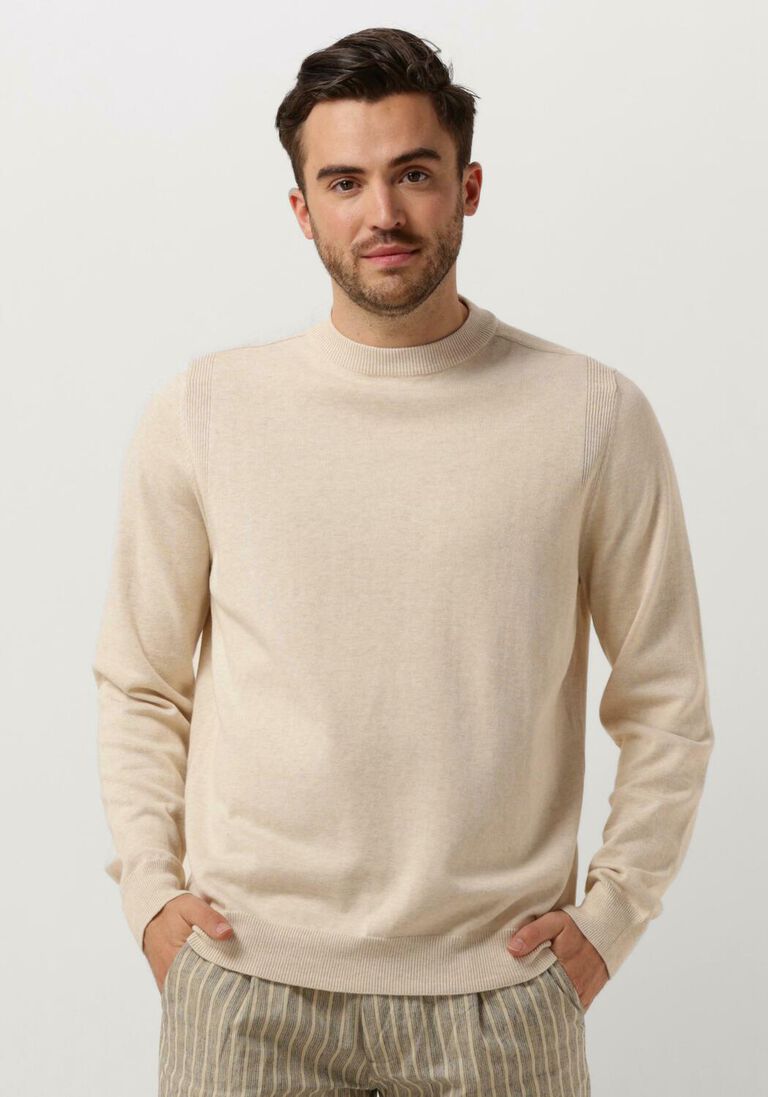 ANERKJENDT beige anerkjendt trui aksail cotton silk knit