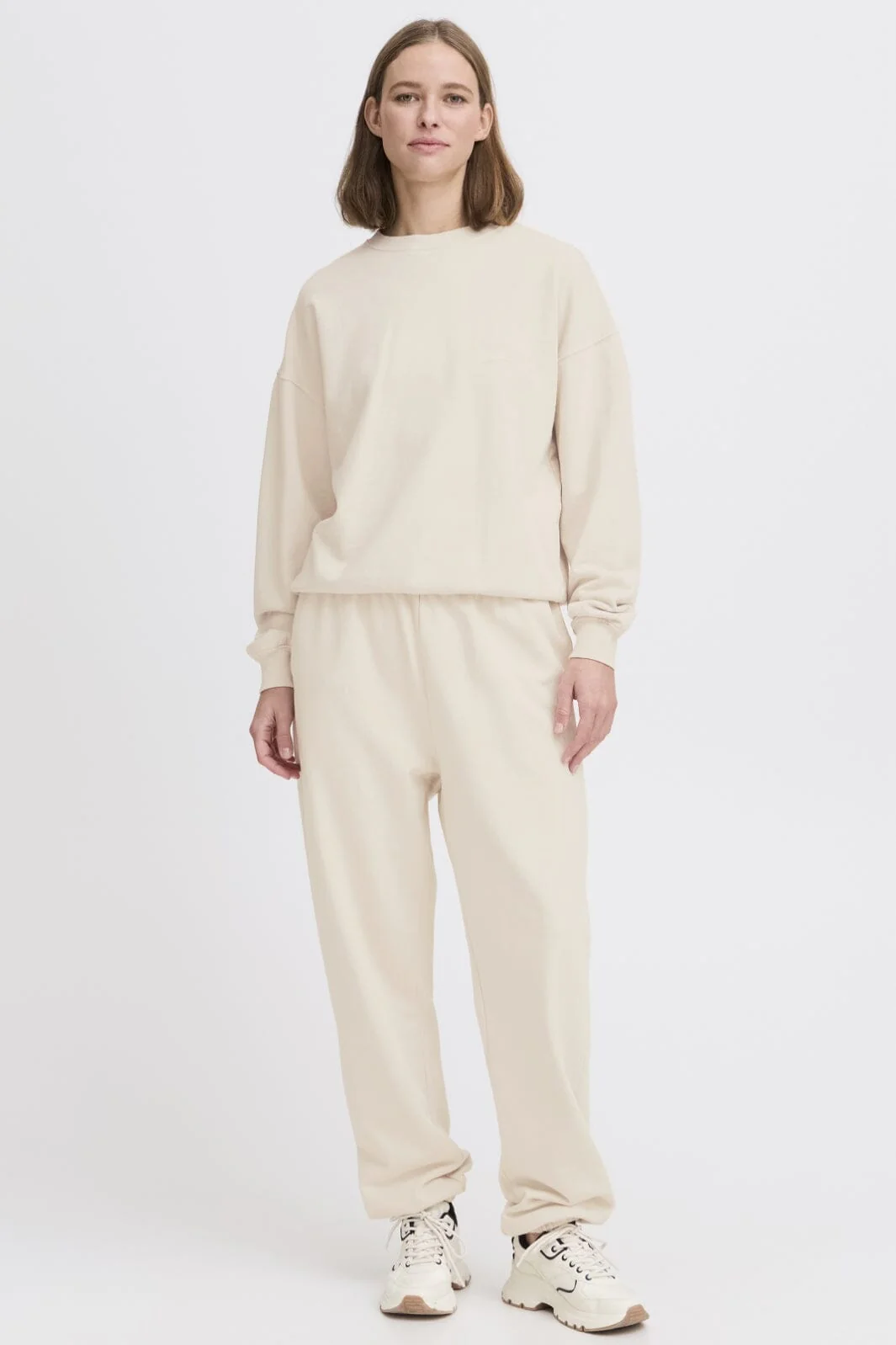 The Jogg Concept Jcrubi Logo Sweatshirt 130905 birch