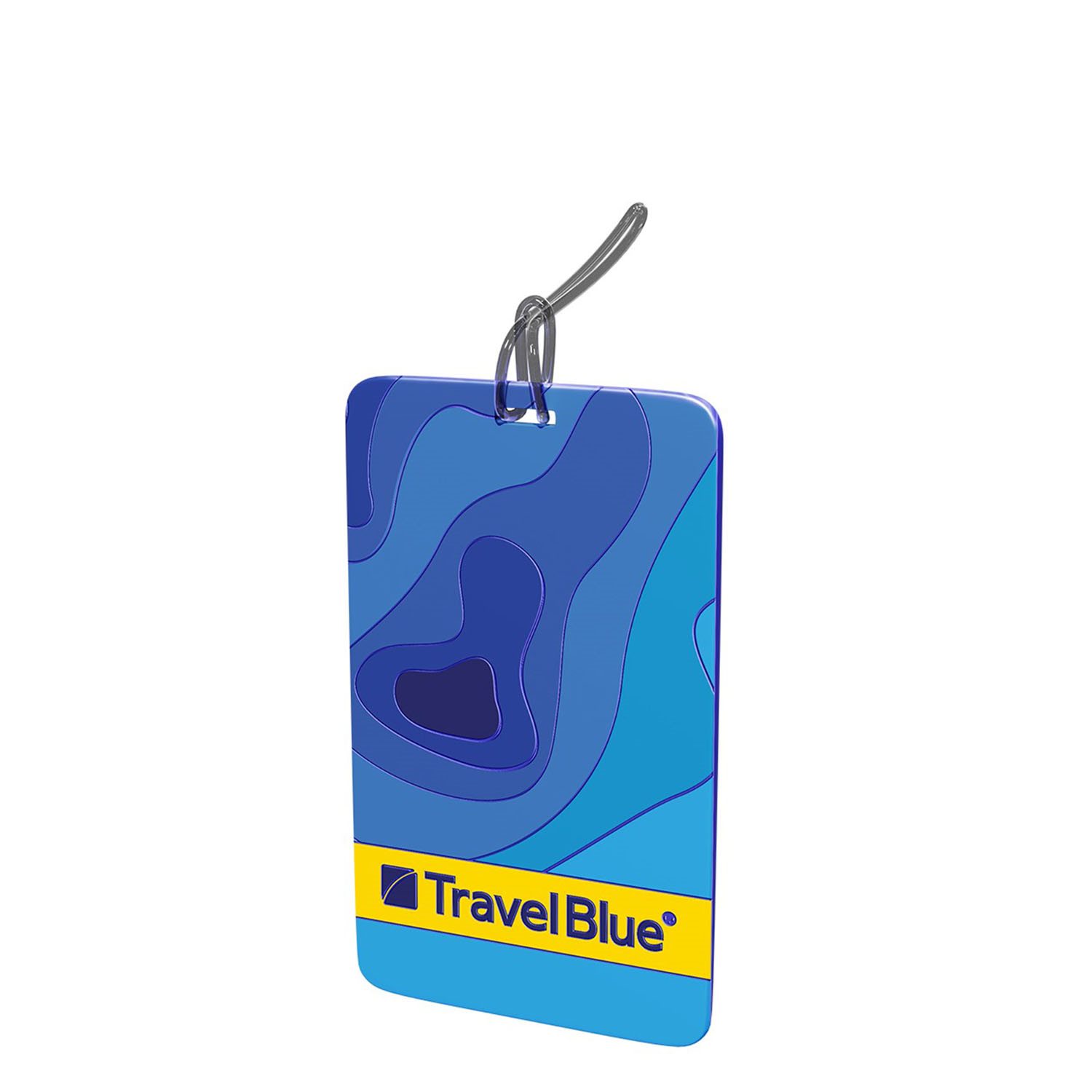 TravelBlue ID Tag Adreslabel map