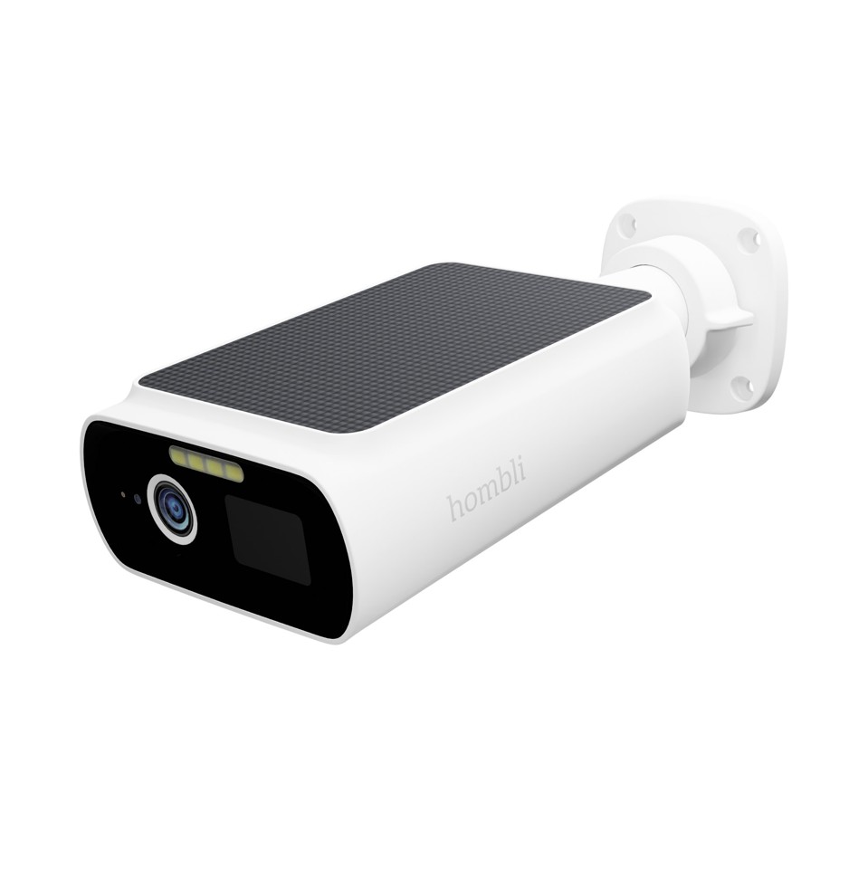 Hombli - Smart Solar Cam 2K, Hvid