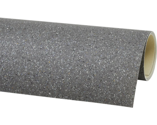 PVC vloer, zwaar gevlekt donkergrijs FB909M, 200 cm breed (per meter verkocht)