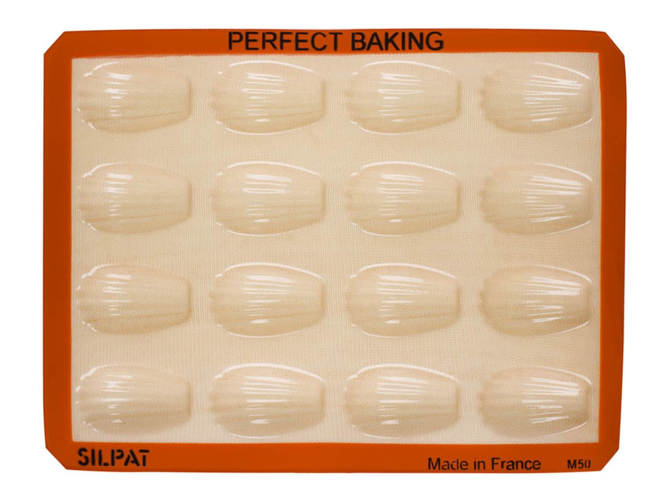 Moule madeleine Silpat par Demarle - 16 empreintes - 40 x 30 cm - Demarle