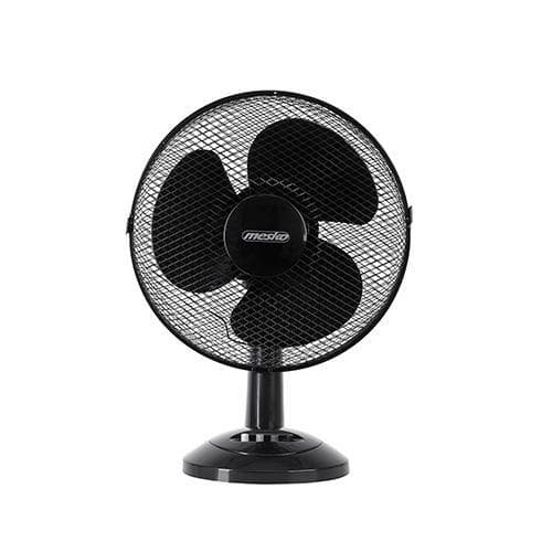 Mesko Fan MS 7309 Bordventilator, Antal hastigheder 3, 40 W, Oscillation, Diameter 30 cm, Sort