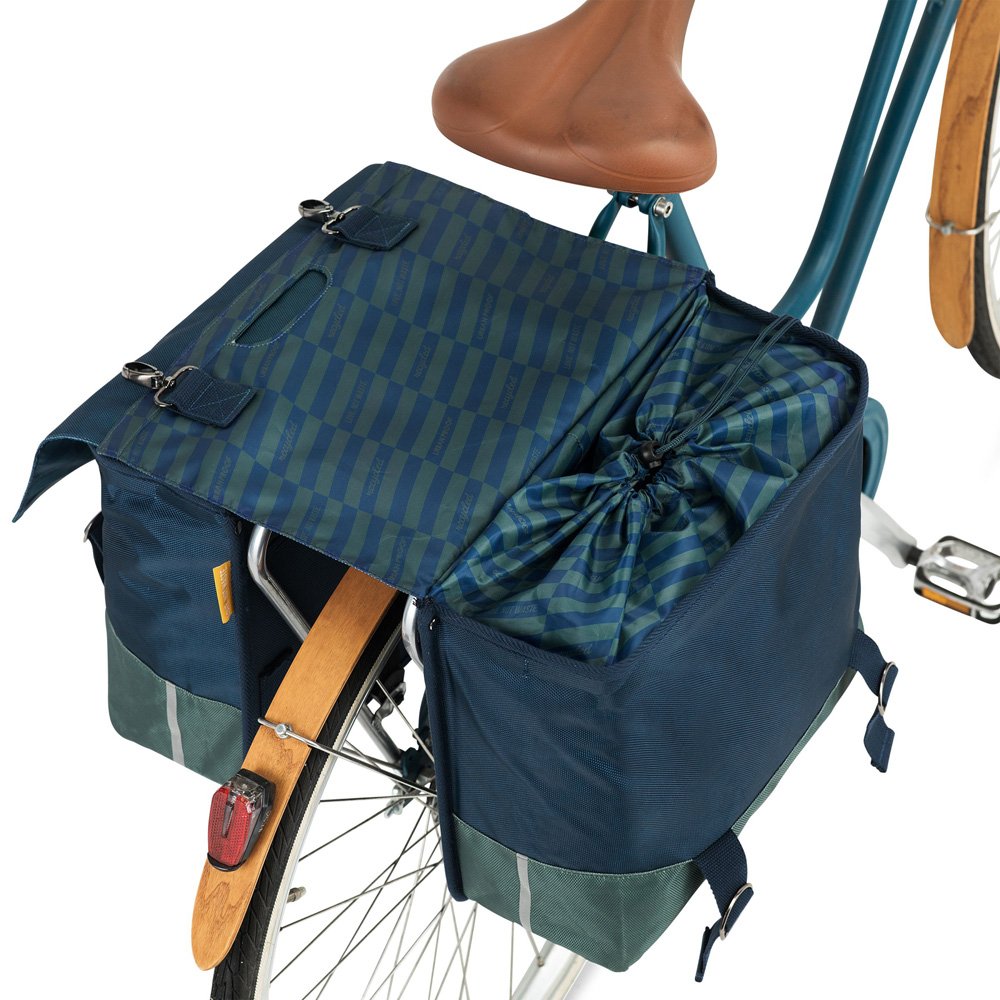 Urban Proof Cykeltaske Dobbelt 40 Liter Blå/Grøn
