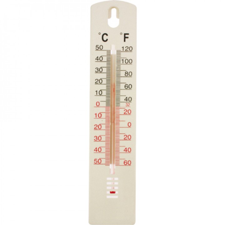Thermometer für außen 20x4,4cm Celsius+Fahrenheit