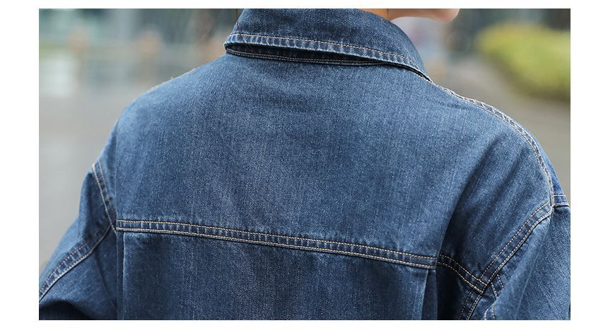 Honey River - Denim jumpsuit met lange mouwen