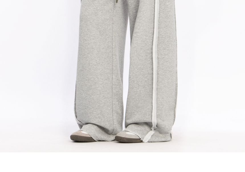 Berrytrix - Wijde joggingbroek met trekkoord en geborduurde taille