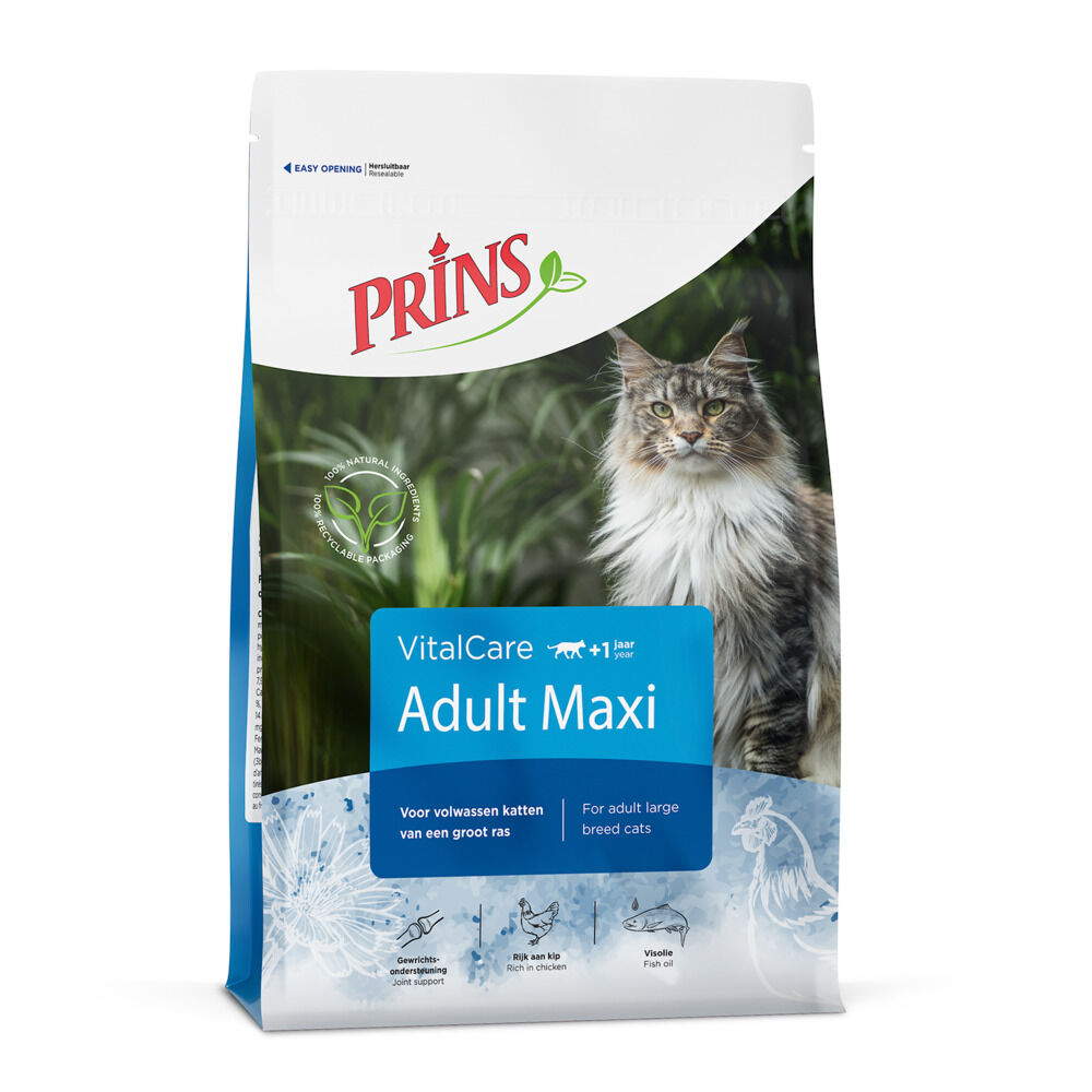 Prins Vital Care Adult maxi - Kattenvoer - 1.5 Kilogram - gevogelte