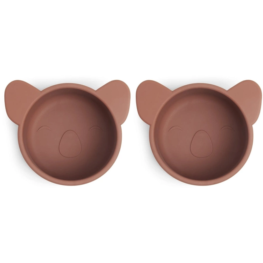 nuuroo Snack-Schüsseln Rosa Koala 2-teilig, Mahogany