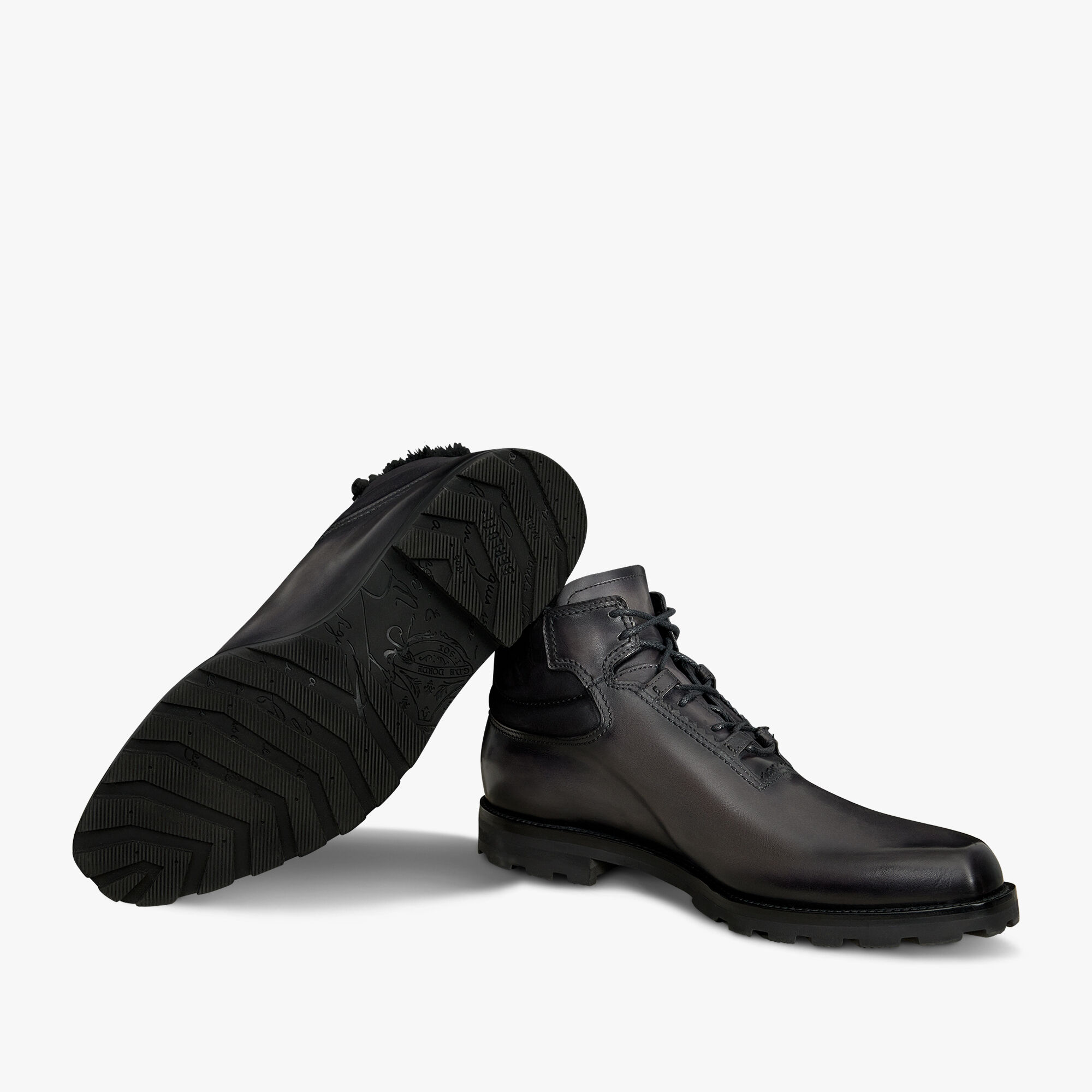 Bottine Ultima En Cuir et Laine