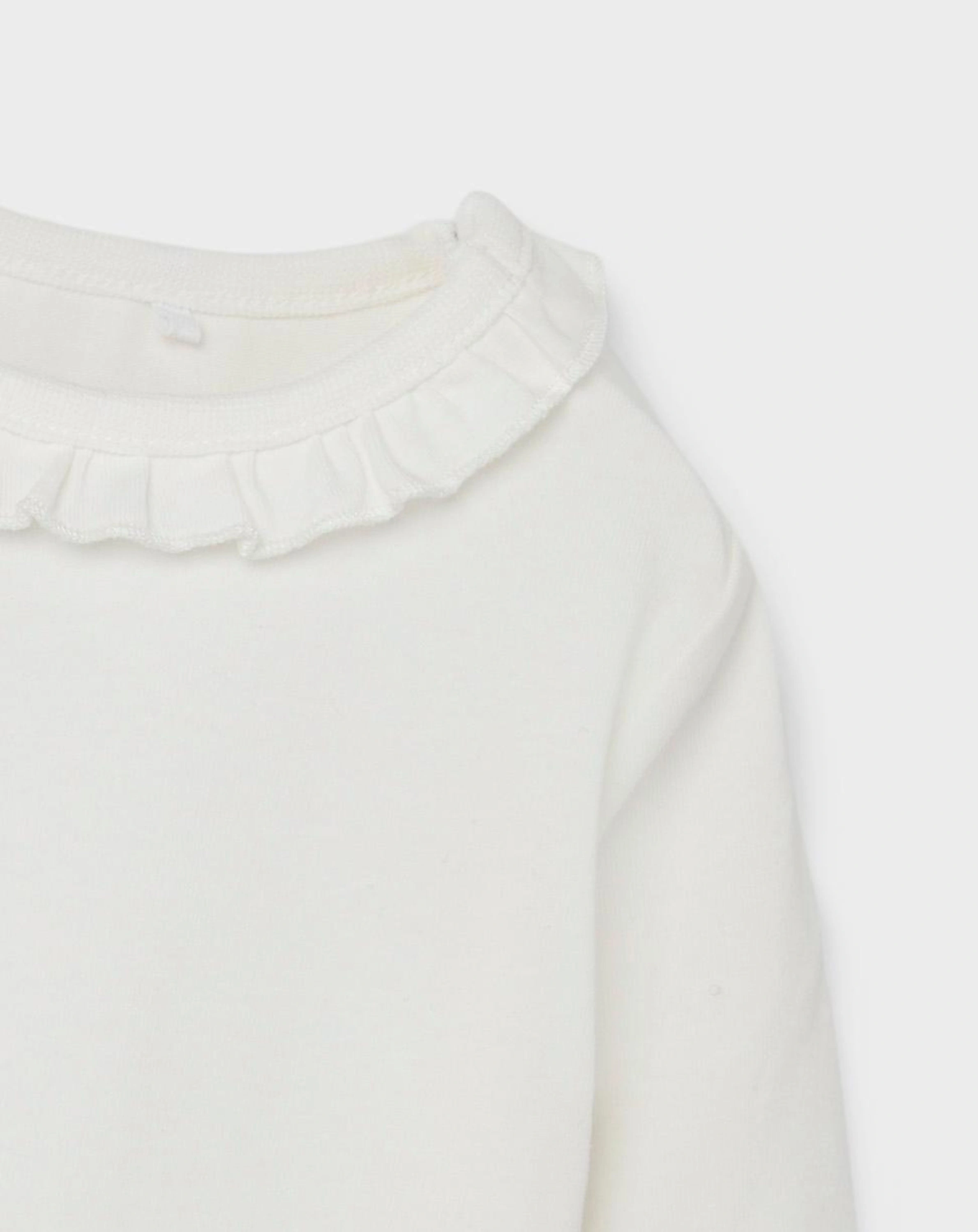 Langarmshirt NBFFAIZA SUMMER in white alyssum
