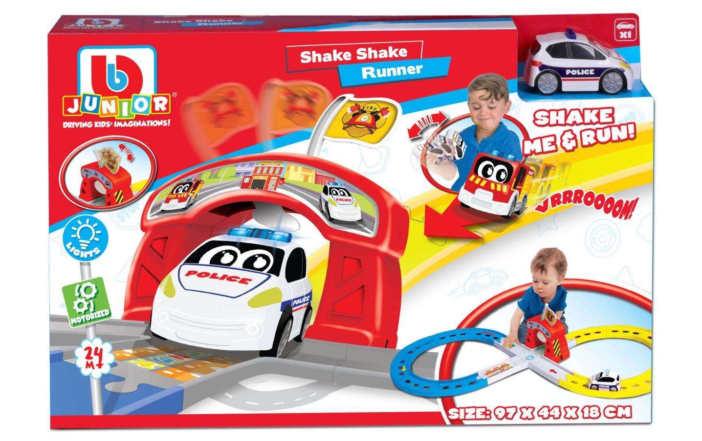 Shake Shake RunnerRennstrecken-Set mit einem Spielzeugauto