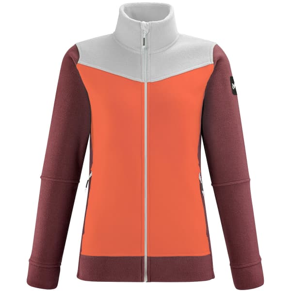 Veste polaire MILLET BOVEN FLEECE JKT W CORAL CHROME/ROSE BROWN