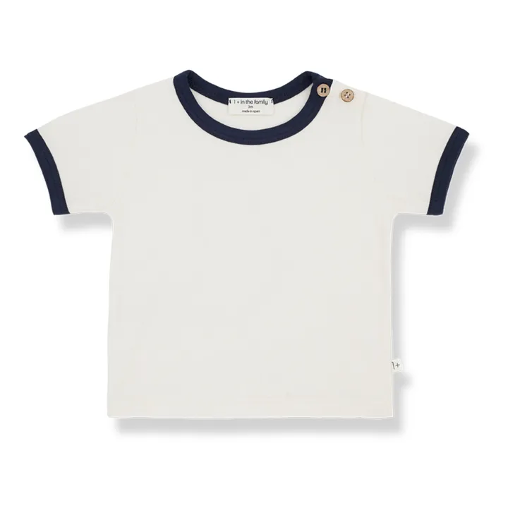 1+ in the family T-Shirt Manches Courtes Mou | Bleu marine