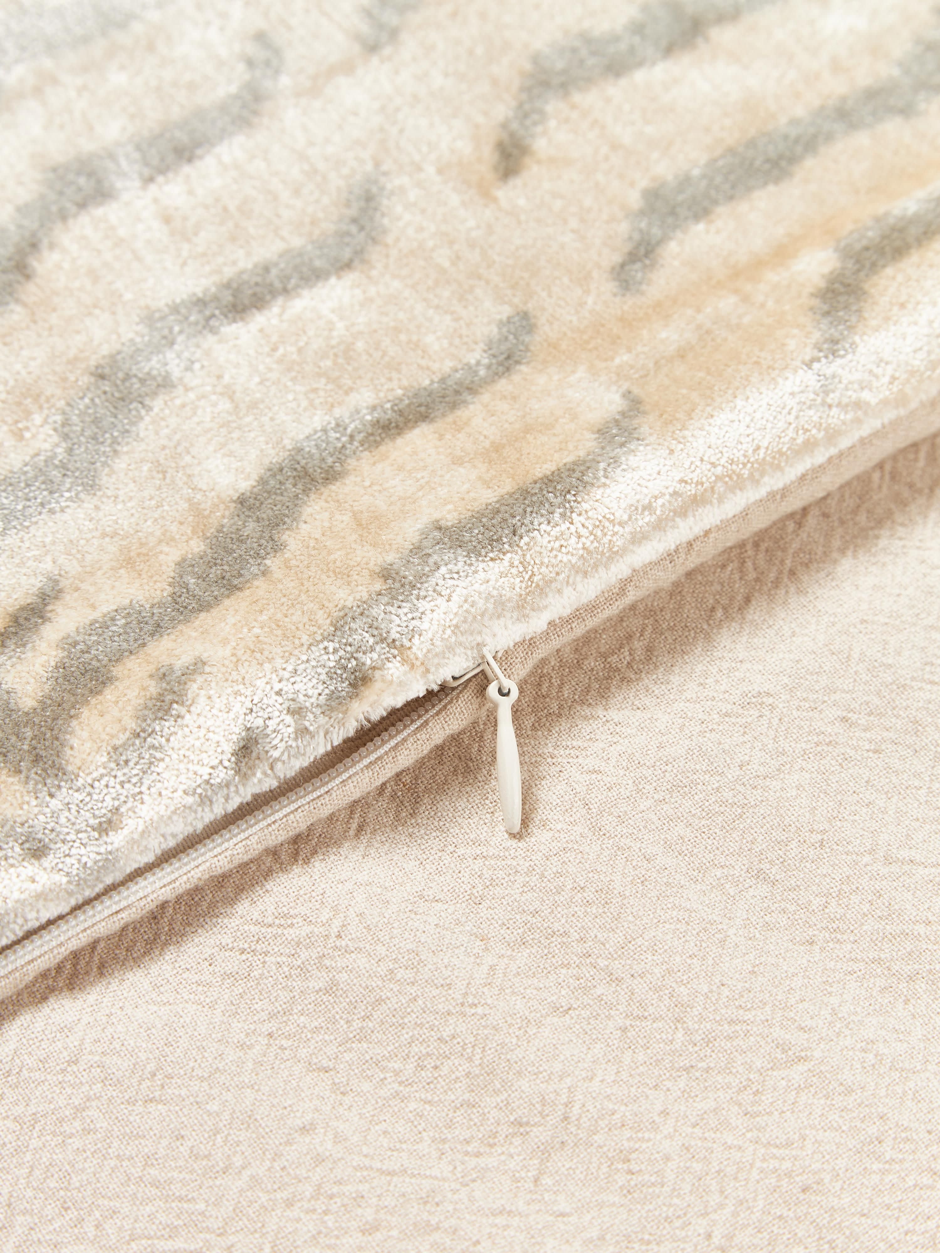 Viscose kussenhoes Helene met ingeweven jacquard patroon