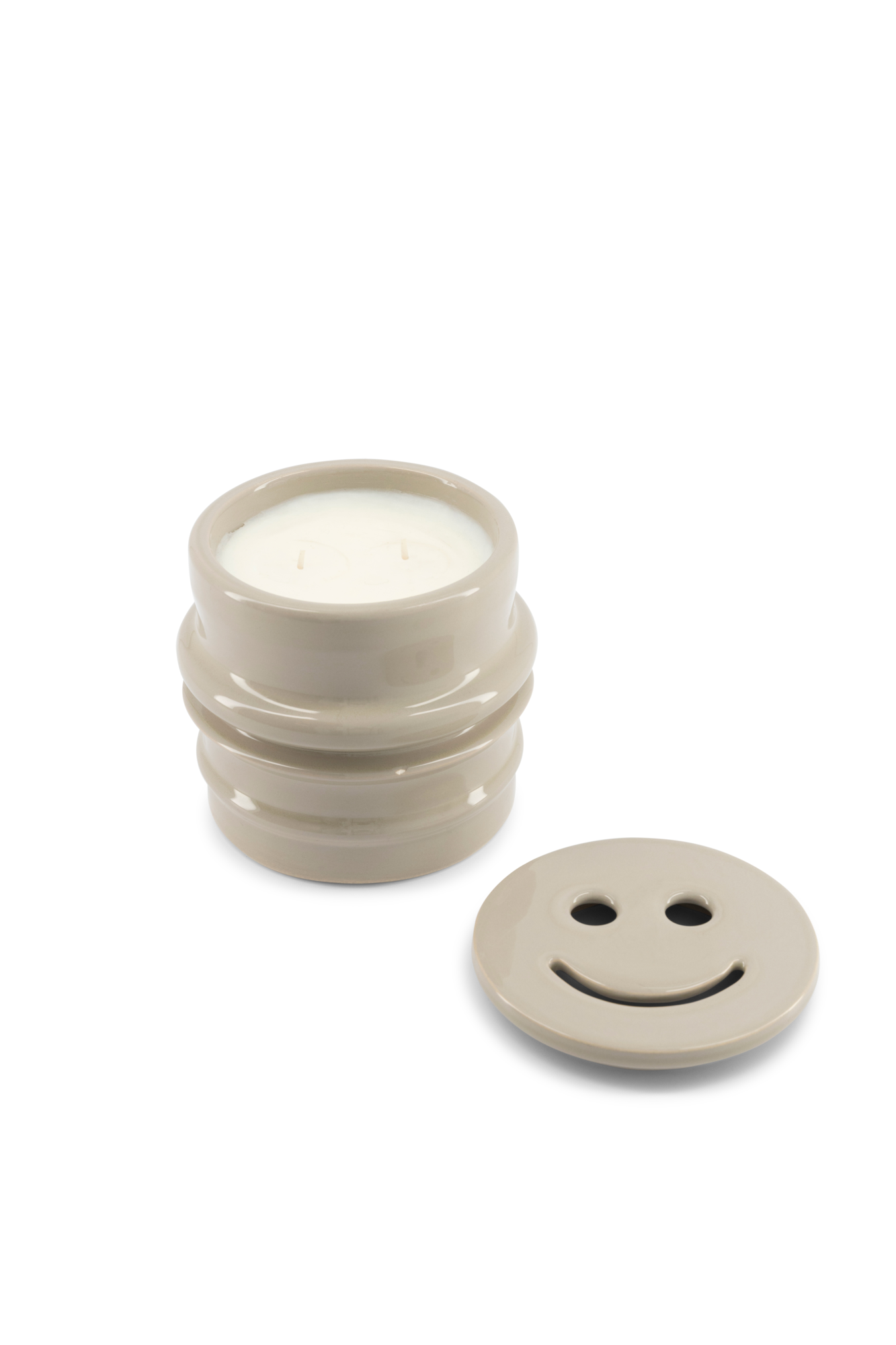 Kaars Shape 03.01 Candle & Happy lid Concrete Shape 03.01 Candle & Happy lid Concrete - Bois de Saffron