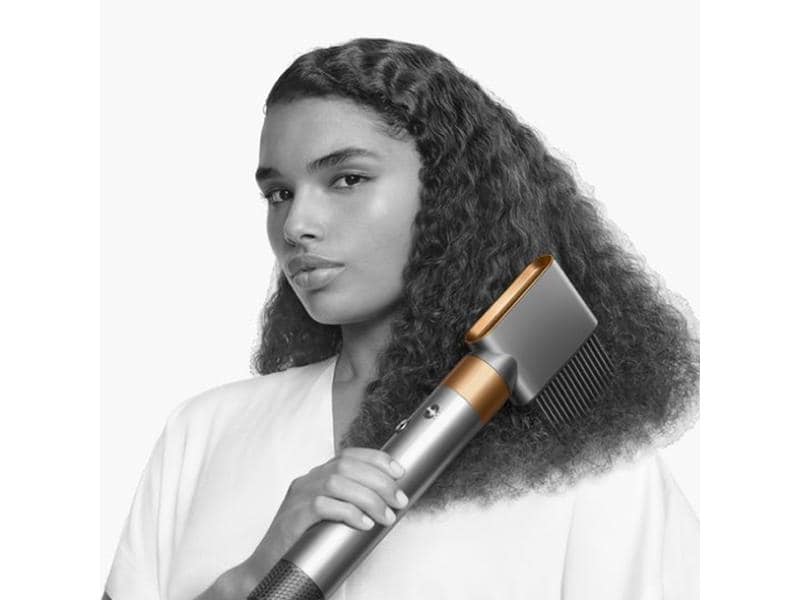 Dyson Lockenstyler Airwrap Complete Long Diffuse Nickel/Kup Haarstyler